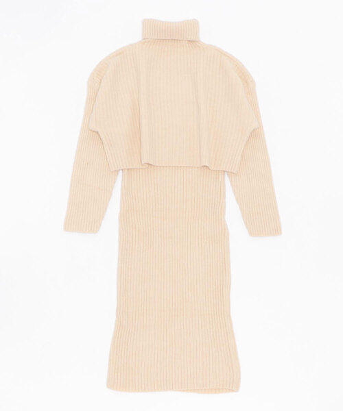 「Jasmine Grandiflorum」 コンビワンピース FREE ブラック レディース_画像7