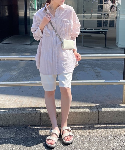 「COLLAGE GALLARDAGALANTE」 長袖シャツ FREE ブラック レディース_画像8