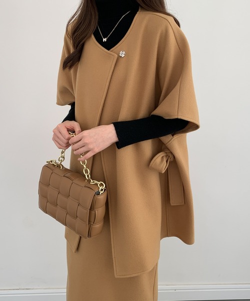 「ECLIN」 セットアップ M ベージュ レディース_画像3