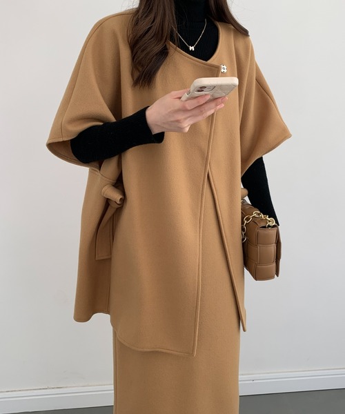「ECLIN」 セットアップ M ベージュ レディース_画像5