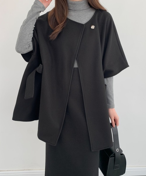 「ECLIN」 セットアップ M ベージュ レディース_画像8