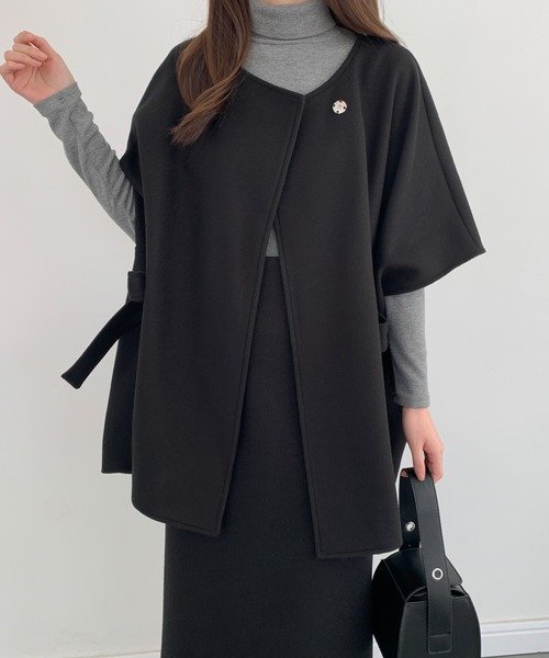 「ECLIN」 セットアップ M ベージュ レディース_画像9