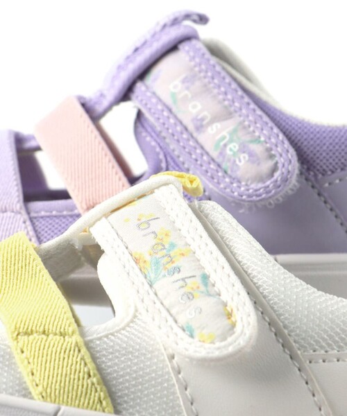「IFME」 「KIDS」フラットサンダル 19.0cm ラベンダー キッズ_画像9