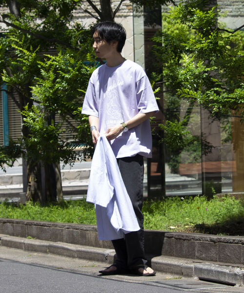 「Franklin Climbing」 半袖Tシャツ L ライトパープル メンズ_画像2