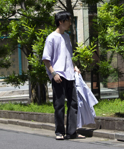 「Franklin Climbing」 半袖Tシャツ L ライトパープル メンズ_画像4