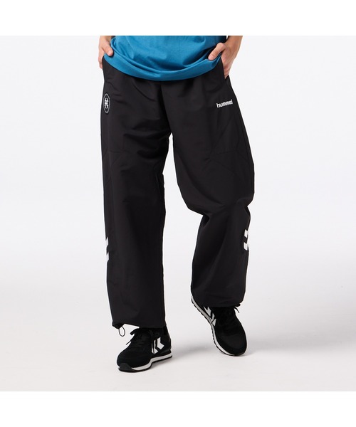 ワイドパンツ パンツ hummel/ヒュンメル H.FC ウーブンパンツ レディース メンズ