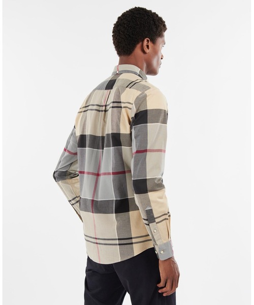 「Barbour」 長袖シャツ M ベージュ メンズ_画像3