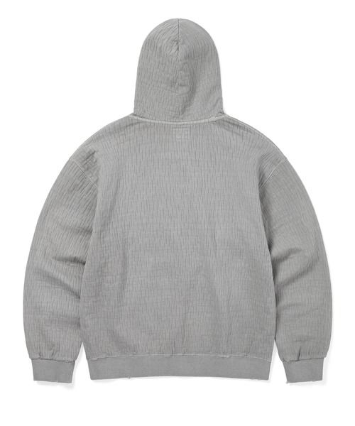thisisneverthat グレー フルジップパーカー thisisneverthat（ディスイズネバーザット） パーカー INTL. Logo Zip
