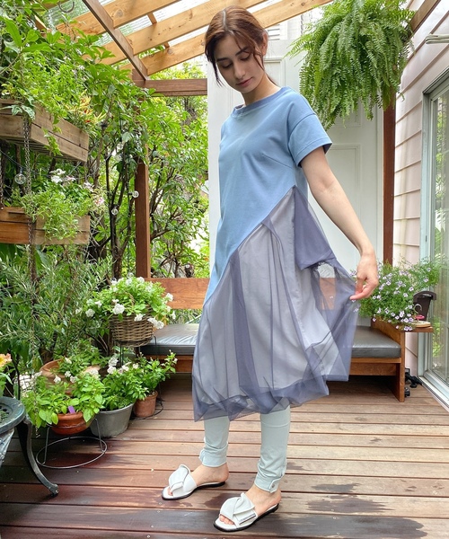 「AVIE」 デニムパンツ 38 インディゴブルー レディース_画像9