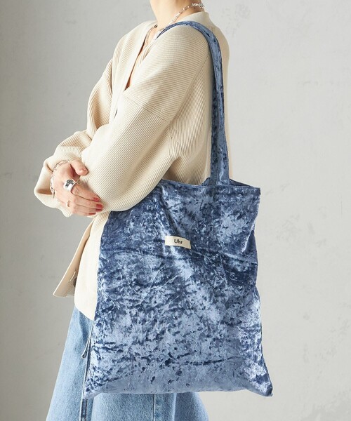 「Uhr」 トートバッグ ONE SIZE ライトブルー レディース_画像3