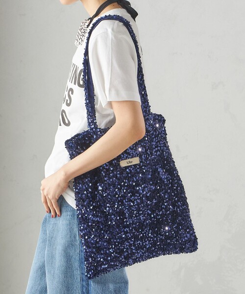 「Uhr」 トートバッグ ONE SIZE ライトブルー レディース_画像8