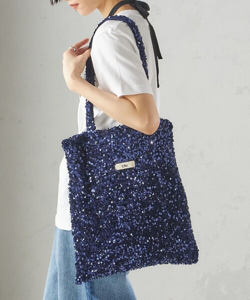 「Uhr」 トートバッグ ONE SIZE ライトブルー レディース_画像9