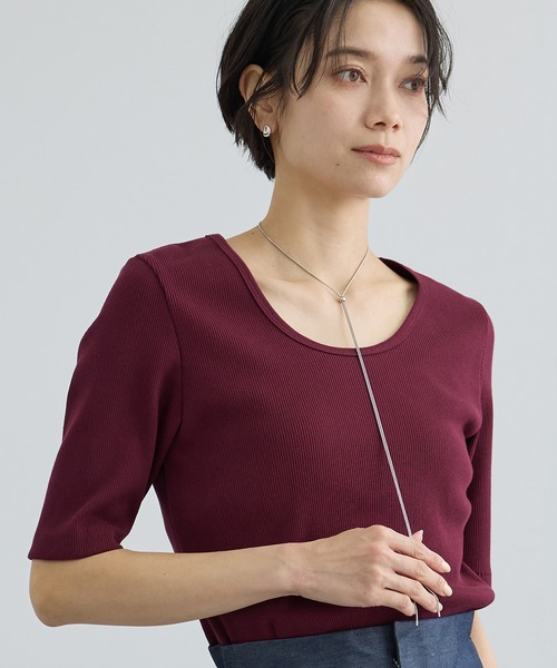 tシャツ プリマベールファームリーリブT / UVケア・洗える・新色追加 レディースの画像