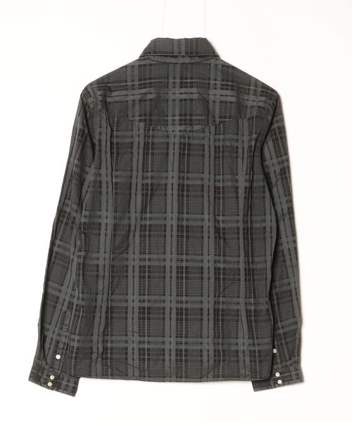 「nonnative」 チェック柄長袖シャツ 2 グレー メンズ_画像2