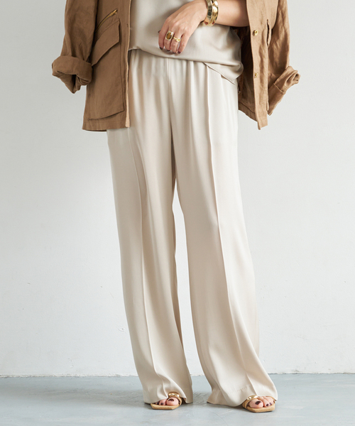 Deuxieme Classe(ドゥーズィエムクラス) スラックス パンツ *SILK Deuxieme Classe(ドゥーズィエムクラス) スラックス パンツ *SILK
