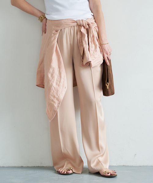 Deuxieme Classe（ドゥーズィエムクラス） スラックス パンツ *SILK