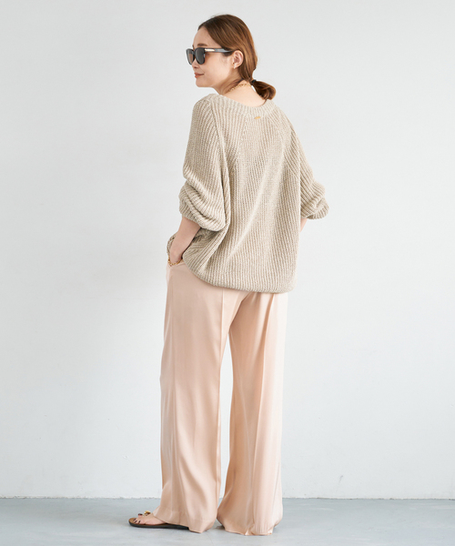 Deuxième Classe Deuxieme Classe（ドゥーズィエムクラス） スラックス パンツ *SILK