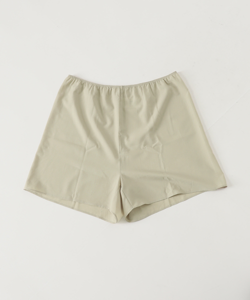 スラックス パンツ *SILK SATIN イージーパンツ レディースの画像