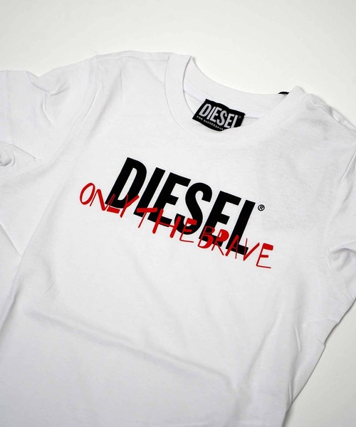 「DIESEL KIDS」 「KIDS」半袖Tシャツ 14Y ホワイト キッズ_画像3