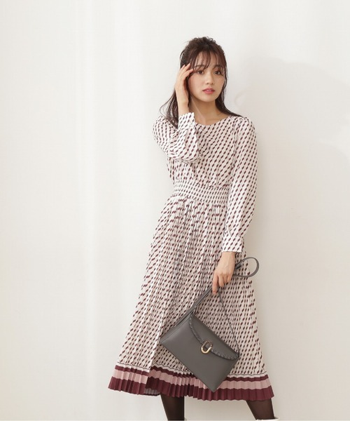 「PROPORTION BODY DRESSING」 長袖ワンピース SMALL グリーン レディース_画像2