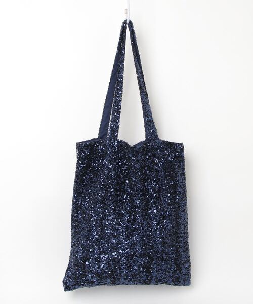 「Uhr」 トートバッグ ONE SIZE ネイビー レディース_画像2
