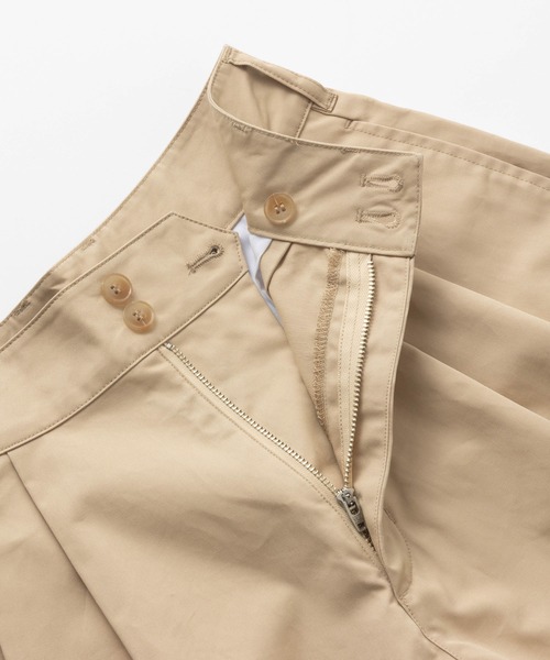 「ABBEY MARKET」 「lalagom」チノパンツ SMALL ベージュ レディース_画像6