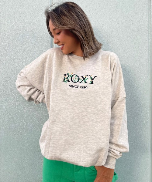 「ROXY」 スウェットカットソー FREE ネイビー レディース_画像8