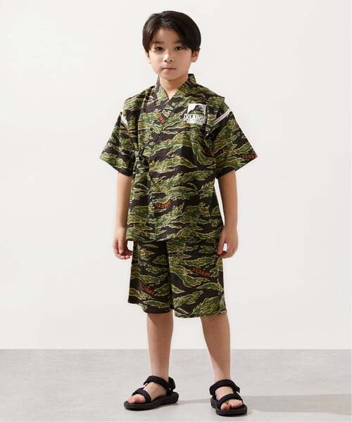 浴衣 OGプリント甚平 キッズ 子供 男の子の画像