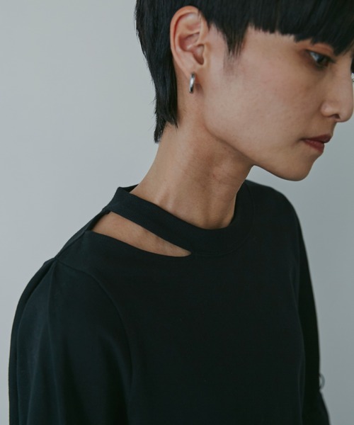 「mici」 長袖カットソー ONE SIZE ホワイト系その他 レディース_画像2