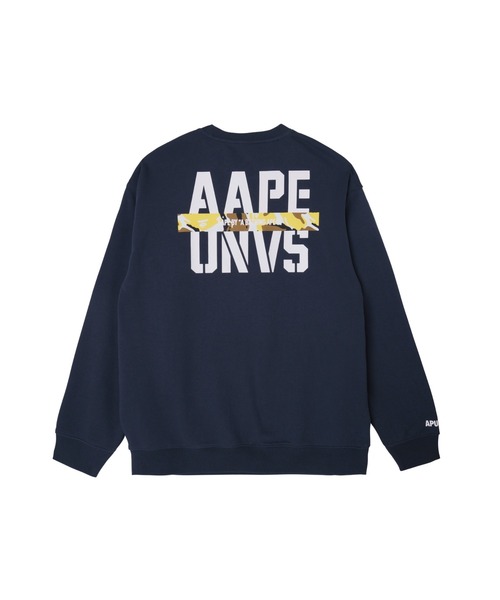 「AAPE BY A BATHING APE」 スウェットカットソー - ブラック メンズ_画像6