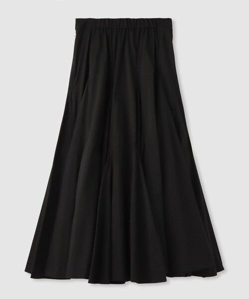 美品 LOULOU WILLOUGHBY フレアスカート 通年 サイズ2 黒 LOULOU WILLOUGHBY（ルルウィルビー） ロング スカート タフタマチ