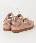 「Teva」 フラットサンダル 23cm ピン...の詳細画像1