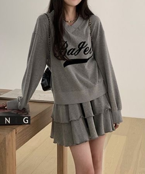 「SHEENA」 セットアップ M グレー レディース_画像8