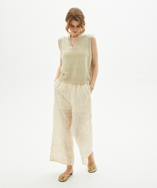 ニット セーター sleeve less skipper knit / スリーブレススキッパーニット レディース | full/fill. | 14