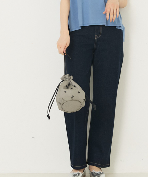 「abahouse mavie」 2WAYバッグ フリー ライトグレー レディース_画像5