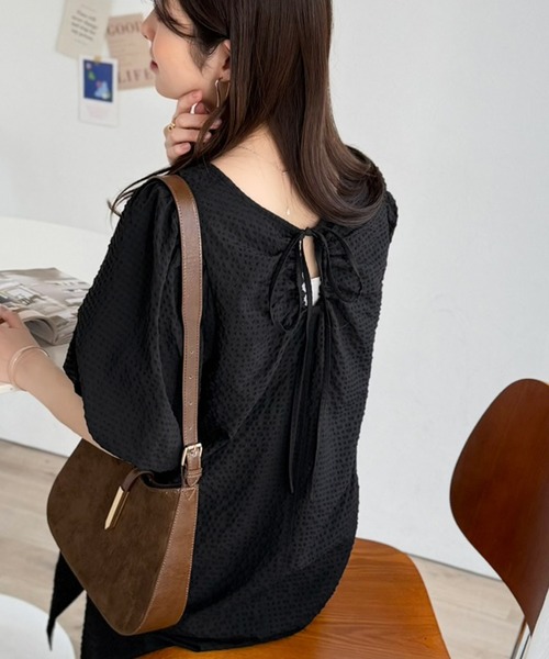 「classicalelf」 半袖ワンピース X-LARGE ブラウン レディース_画像5