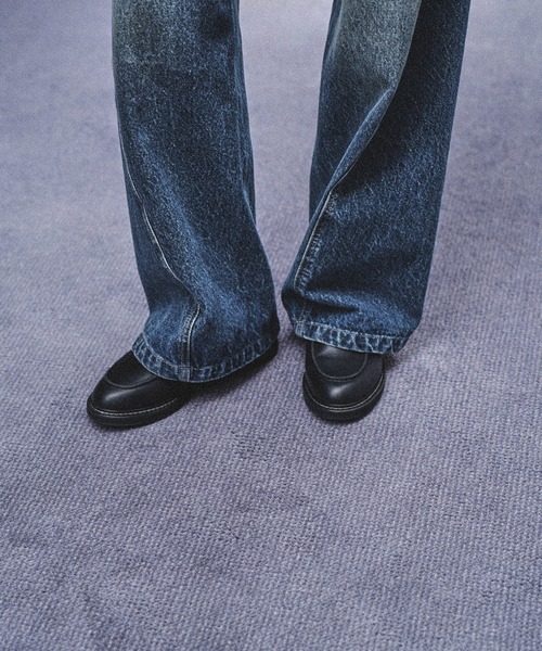革靴 ビジネスシューズ GRAINED LEATHER U-TIP DERBY SHOES メンズ | WYM LIDNM | 02