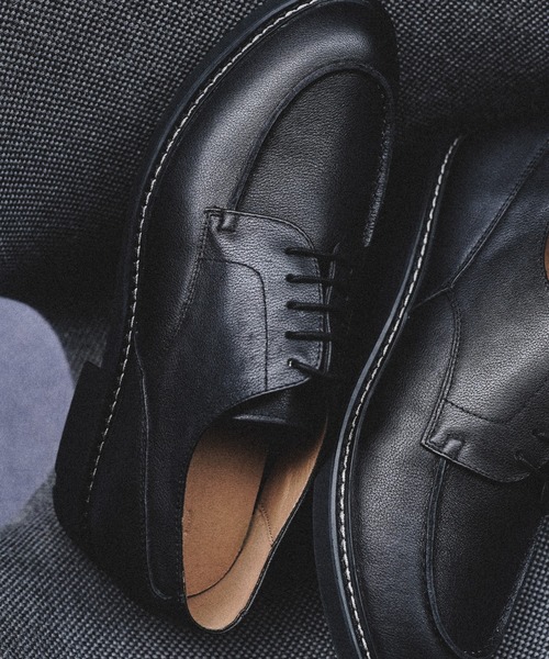 革靴 ビジネスシューズ GRAINED LEATHER U-TIP DERBY SHOES メンズ | WYM LIDNM | 05