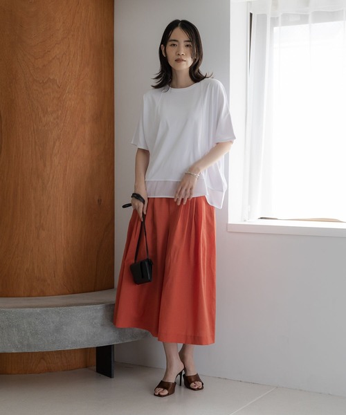 tシャツ 「ウタオ」「汗ジミ防止、接触冷感、UV防止、抗菌防臭、気化冷却」アセジミボウシドルマンプルオーバー レディース | studio CLIP | 04