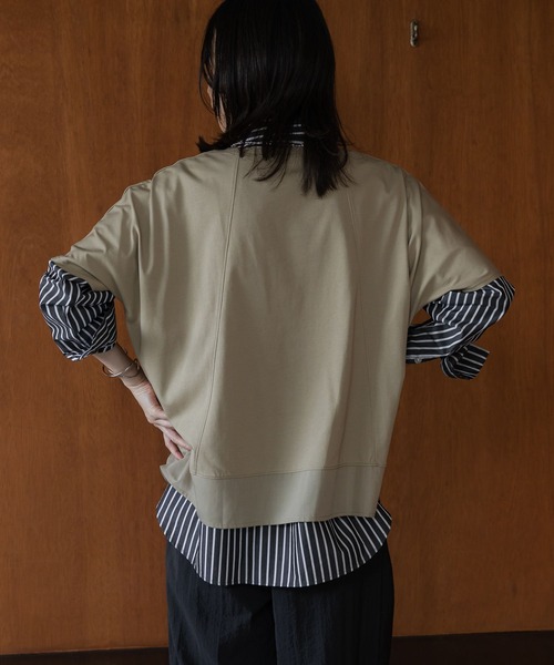 tシャツ 「ウタオ」「汗ジミ防止、接触冷感、UV防止、抗菌防臭、気化冷却」アセジミボウシドルマンプルオーバー レディース | studio CLIP | 14