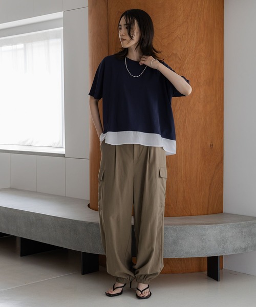 tシャツ 「ウタオ」「汗ジミ防止、接触冷感、UV防止、抗菌防臭、気化冷却」アセジミボウシドルマンプルオーバー レディース | studio CLIP | 15