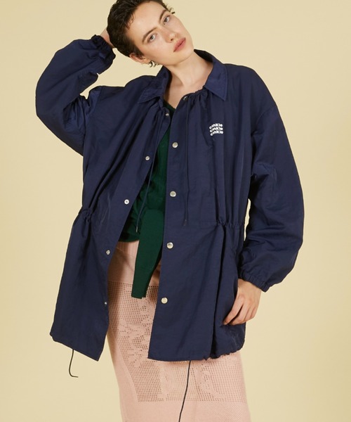 ブルゾン ジャンバー ギャザーモンスターコーチジャケット / 「crinkle crinkle crinkle」 gather monster coach jacket レディース | crinkle crinkle crinkle