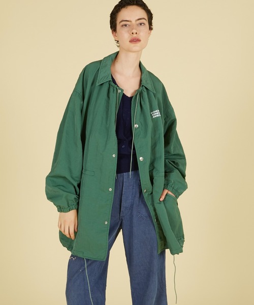 ブルゾン ジャンバー ギャザーモンスターコーチジャケット / 「crinkle crinkle crinkle」 gather monster coach jacket レディース | crinkle crinkle crinkle | 05