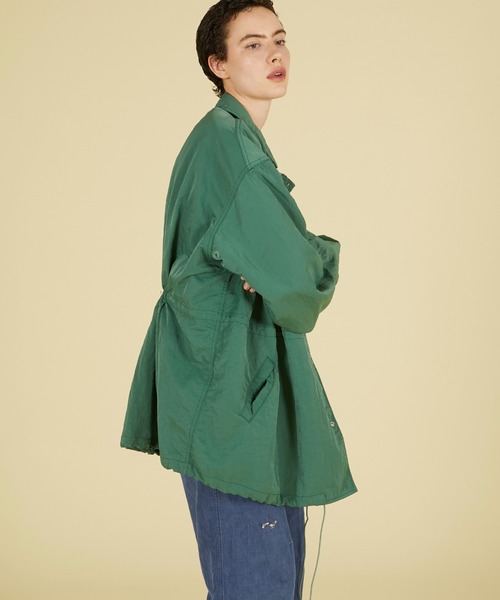 ブルゾン ジャンバー ギャザーモンスターコーチジャケット / 「crinkle crinkle crinkle」 gather monster coach jacket レディース | crinkle crinkle crinkle | 06