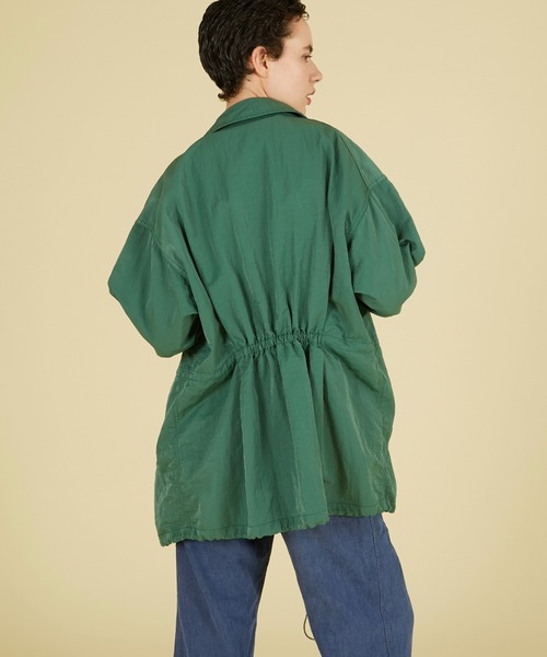 ブルゾン ジャンバー ギャザーモンスターコーチジャケット / 「crinkle crinkle crinkle」 gather monster coach jacket レディース | crinkle crinkle crinkle | 07