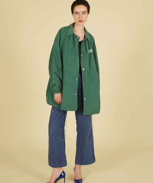 ブルゾン ジャンバー ギャザーモンスターコーチジャケット / 「crinkle crinkle crinkle」 gather monster coach jacket レディース | crinkle crinkle crinkle | 08