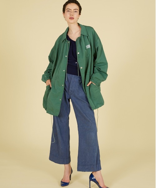 ブルゾン ジャンバー ギャザーモンスターコーチジャケット / 「crinkle crinkle crinkle」 gather monster coach jacket レディース | crinkle crinkle crinkle | 09