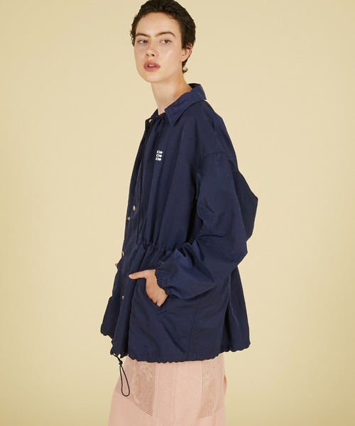 ブルゾン ジャンバー ギャザーモンスターコーチジャケット / 「crinkle crinkle crinkle」 gather monster coach jacket レディース | crinkle crinkle crinkle | 12
