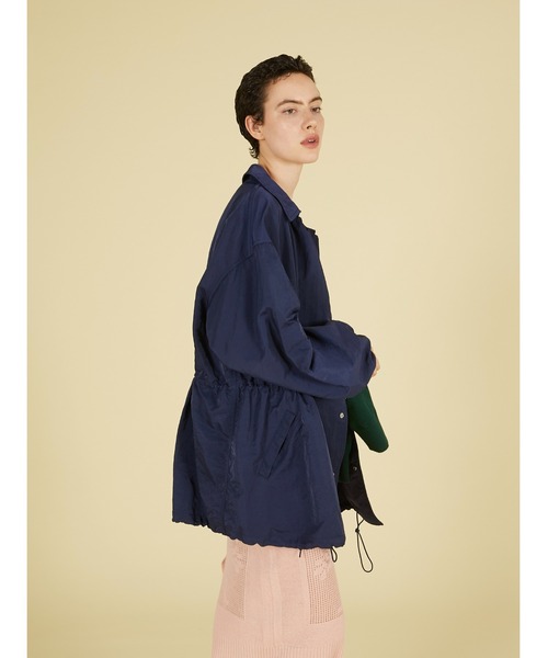 ブルゾン ジャンバー ギャザーモンスターコーチジャケット / 「crinkle crinkle crinkle」 gather monster coach jacket レディース | crinkle crinkle crinkle | 13