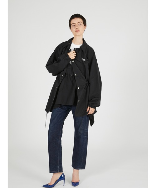ブルゾン ジャンバー ギャザーモンスターコーチジャケット / 「crinkle crinkle crinkle」 gather monster coach jacket レディース | crinkle crinkle crinkle | 23